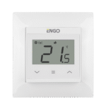 Стаен термостат жичен цифров ENGO Smart, за рамка 55х55, бял, Wi Fi E55-W - Image 3