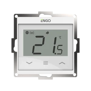 Стаен термостат жичен цифров ENGO Smart, за рамка 55х55, бял, Wi Fi E55-W